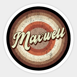 Vintage brown exclusive - Maxwell Sticker